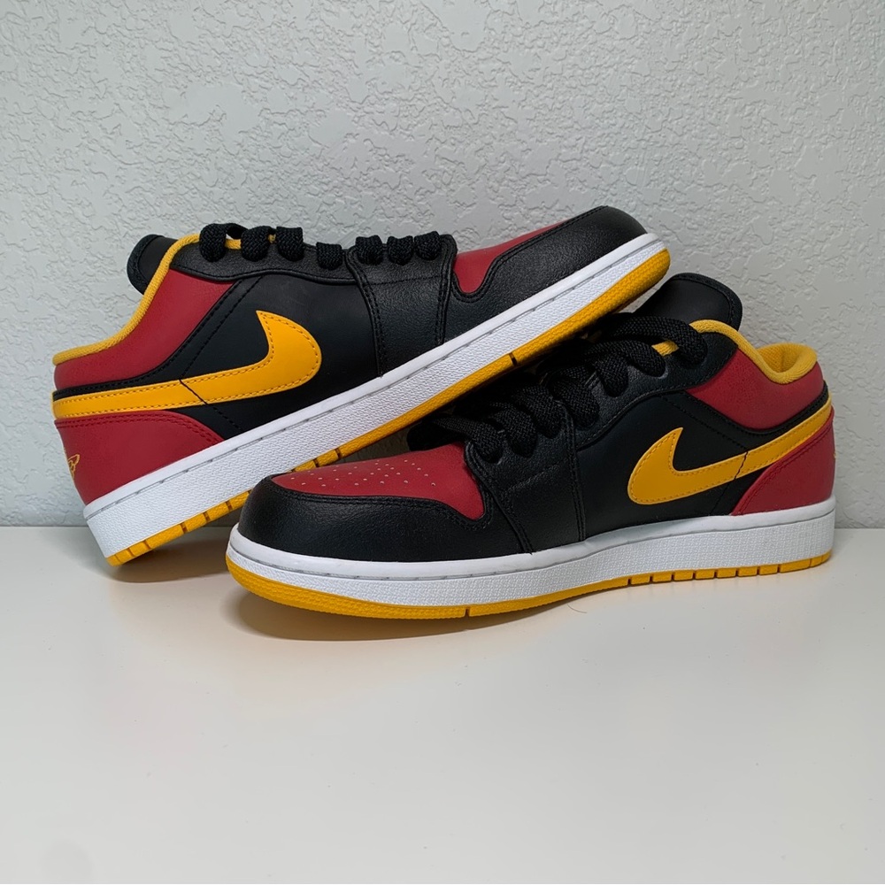 Nike Air Jordan 1 Low 'Gym Red Gold' Men's 8.5 – Rare Colorway – Like New - Picture 2 of 9